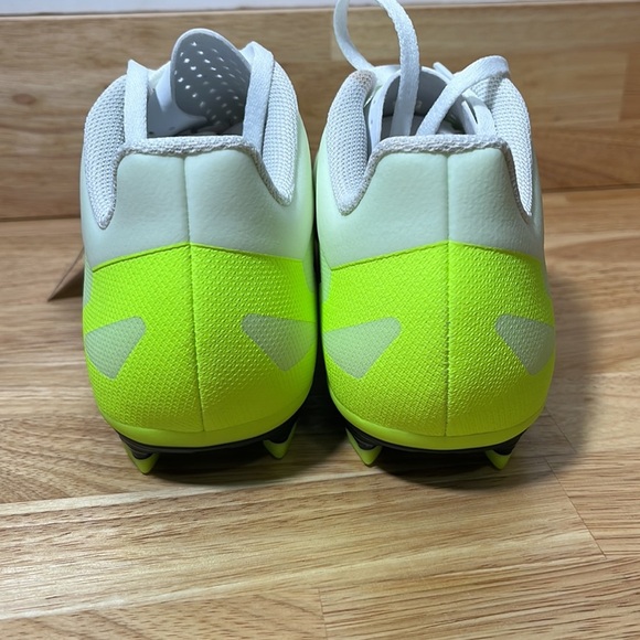 NEW Adidas 7 1/2 M/ 8 1/2 W Cleats X Crazyfast Neon White‎ - Picture 5 of 12